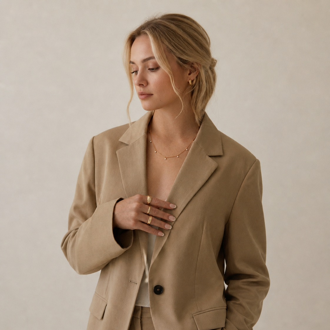 Modern Woman Collier Rosegold- 4J061