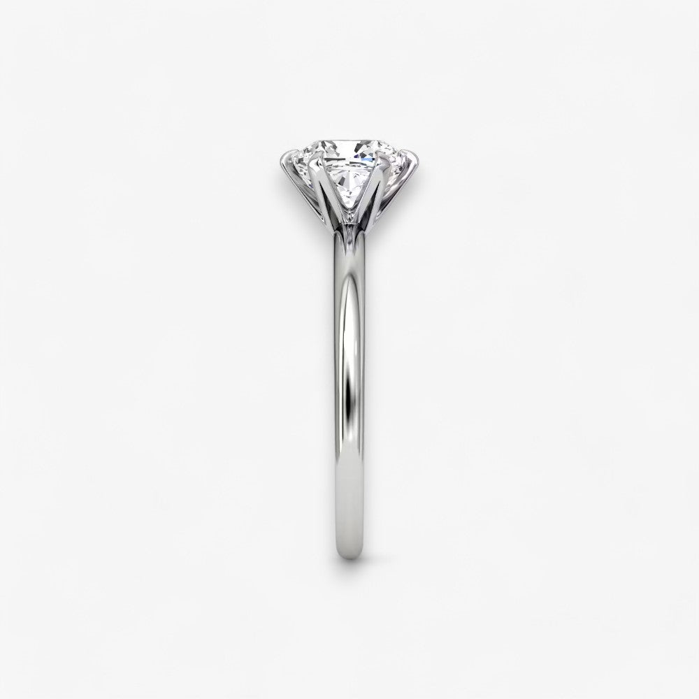 CLAIR (Cushion Platin ohne Pave LABGROWN)