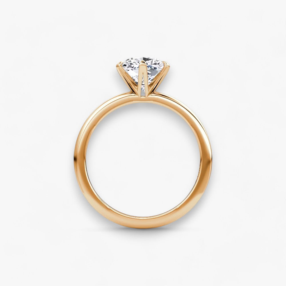 CLAIR (Cushion Rosegold ohne Pave LABGROWN)
