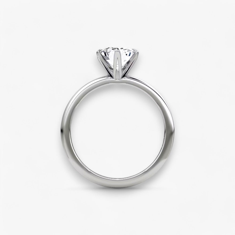 CLAIR (Emerald Platin ohne Pave LABGROWN)