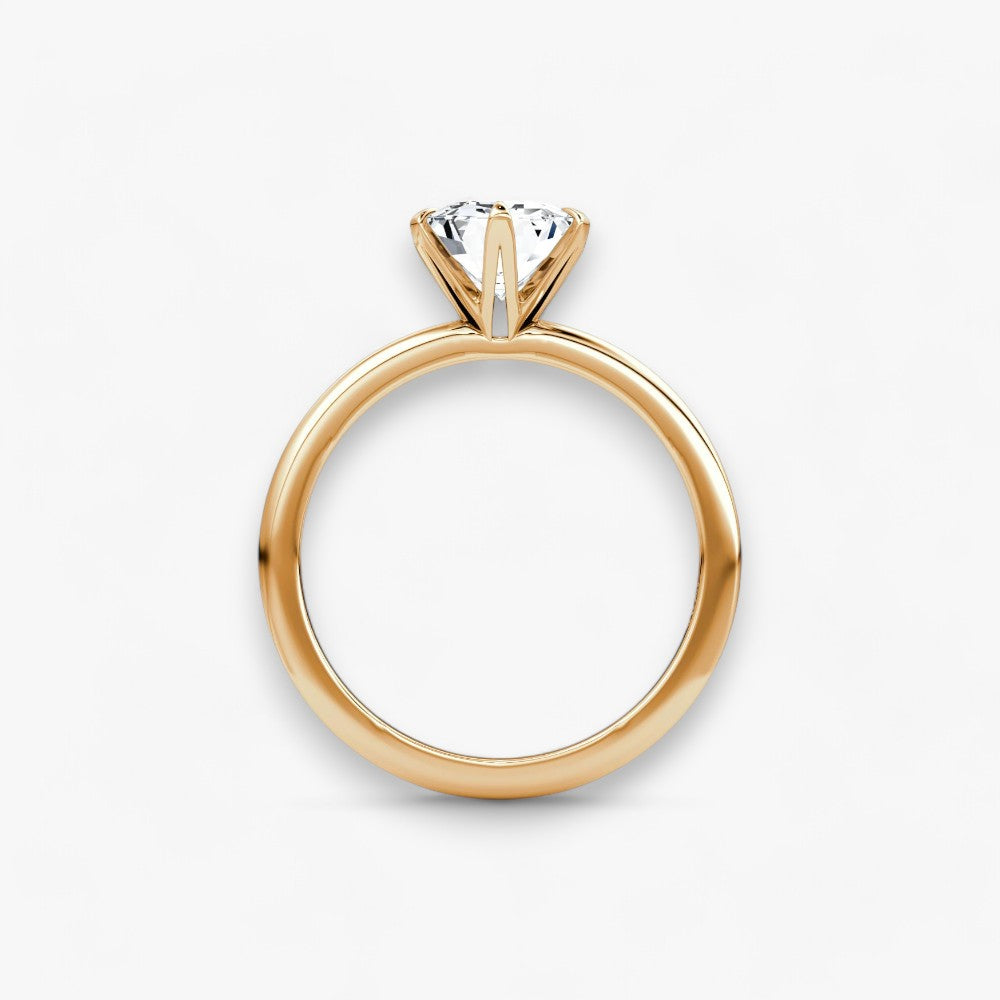 CLAIR (Emerald Rosegold ohne Pave LABGROWN)