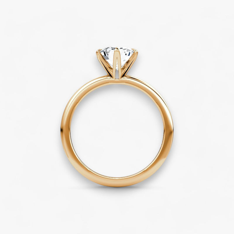 CLAIR (Emerald Rose Gold without Pave LABGROWN)