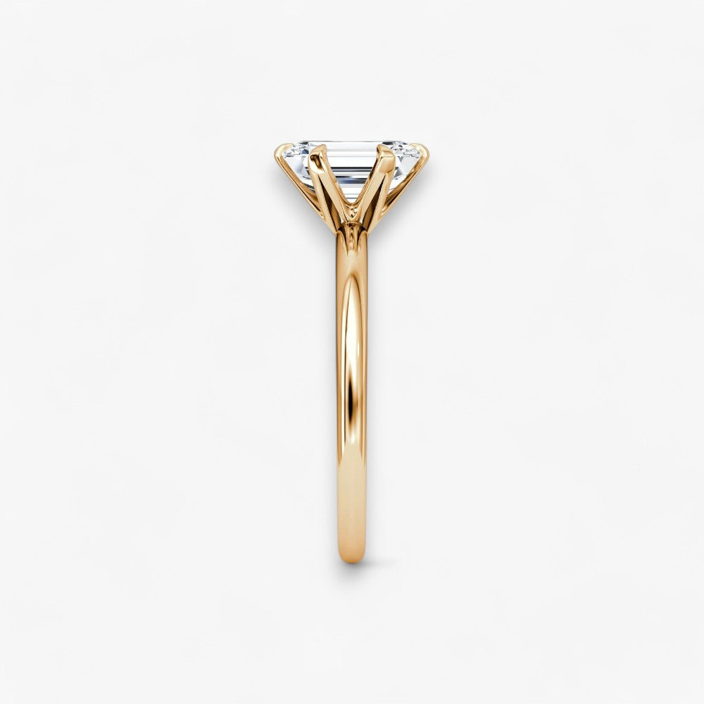CLAIR (Emerald Rosegold ohne Pave LABGROWN)