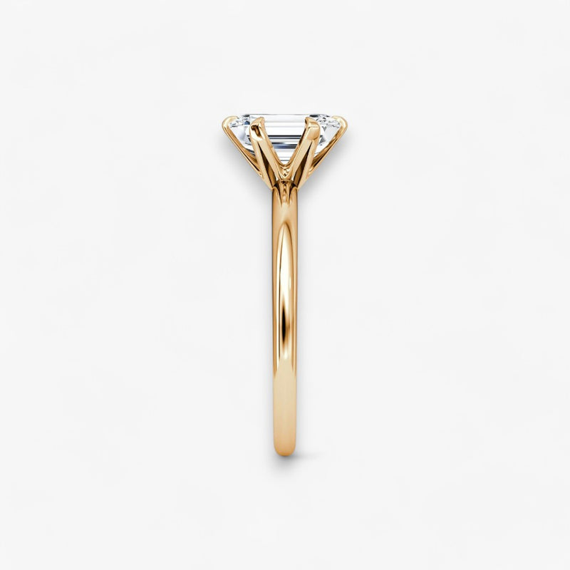 CLAIR (Emerald Rose Gold without Pave LABGROWN)