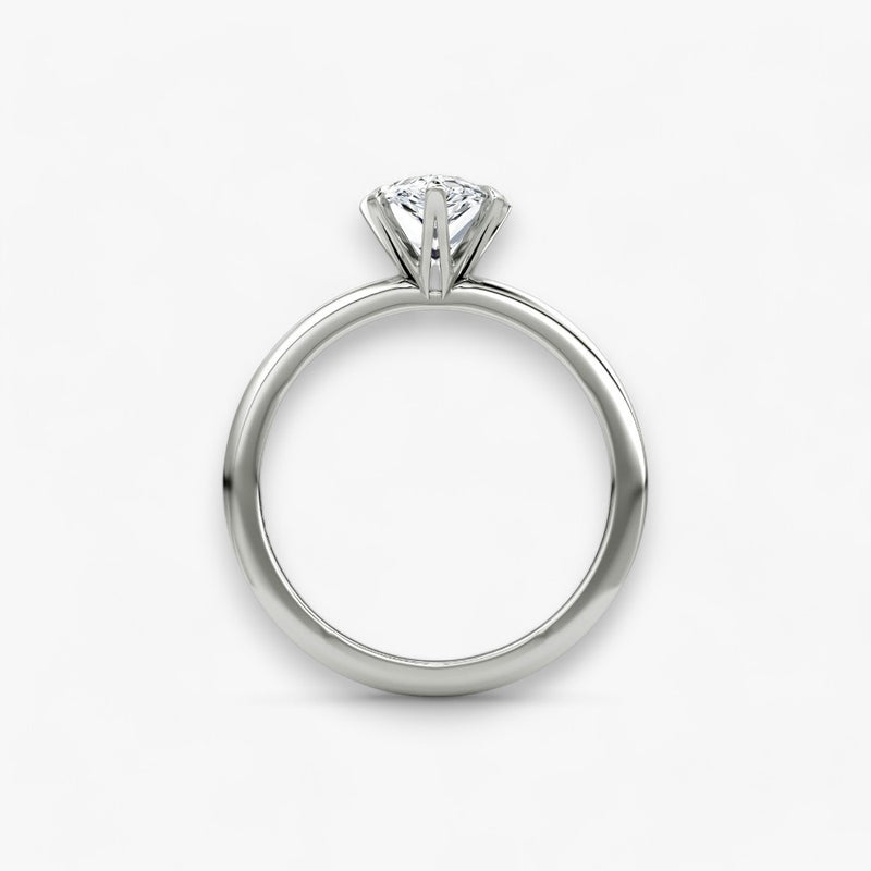 CLAIR (drop white gold without pave LABGROWN)