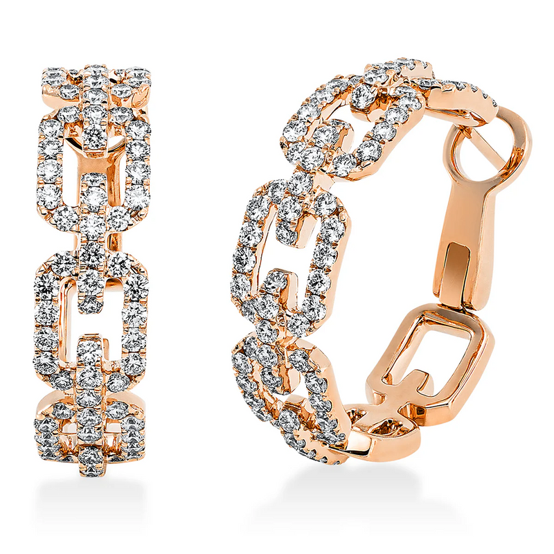 Exklusiv Creolen Rosegold- 2Q693