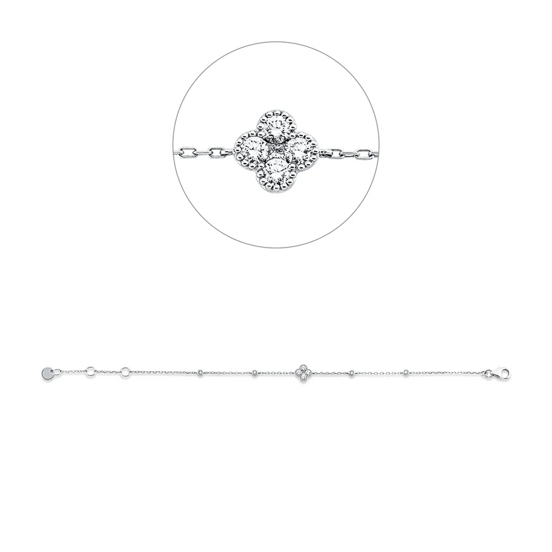 Modern Woman Armband Weissgold - 5G353