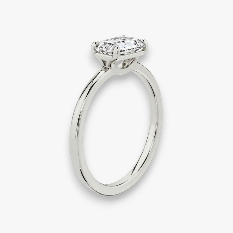 VITRA (Round White Gold without Pave LABGROWN)
