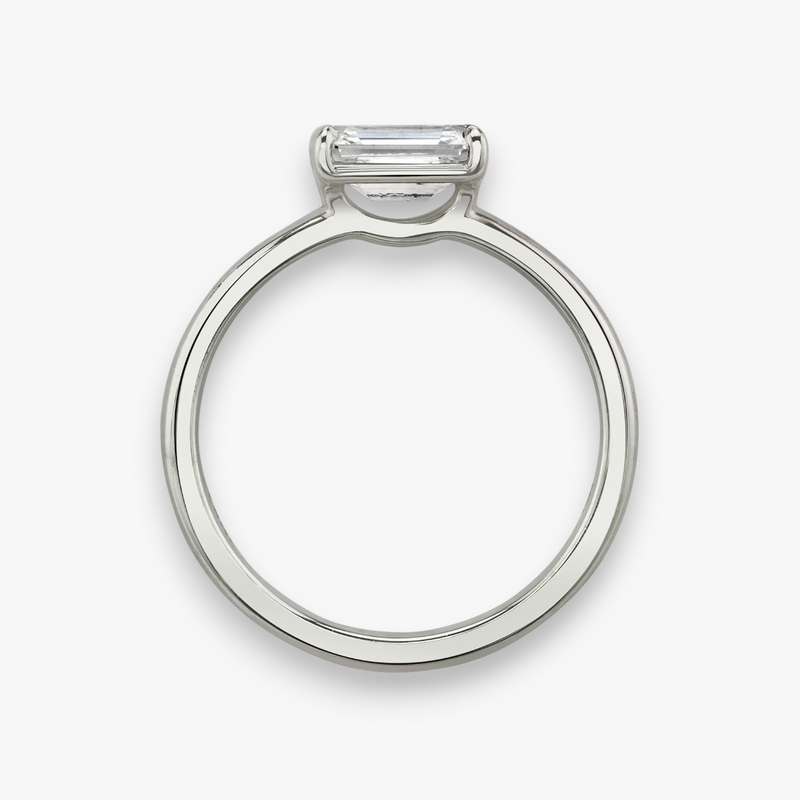 VITRA (Round White Gold without Pave LABGROWN)