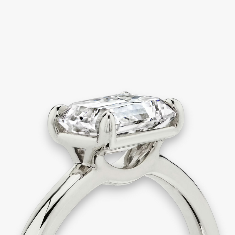 VITRA (Round White Gold without Pave LABGROWN)