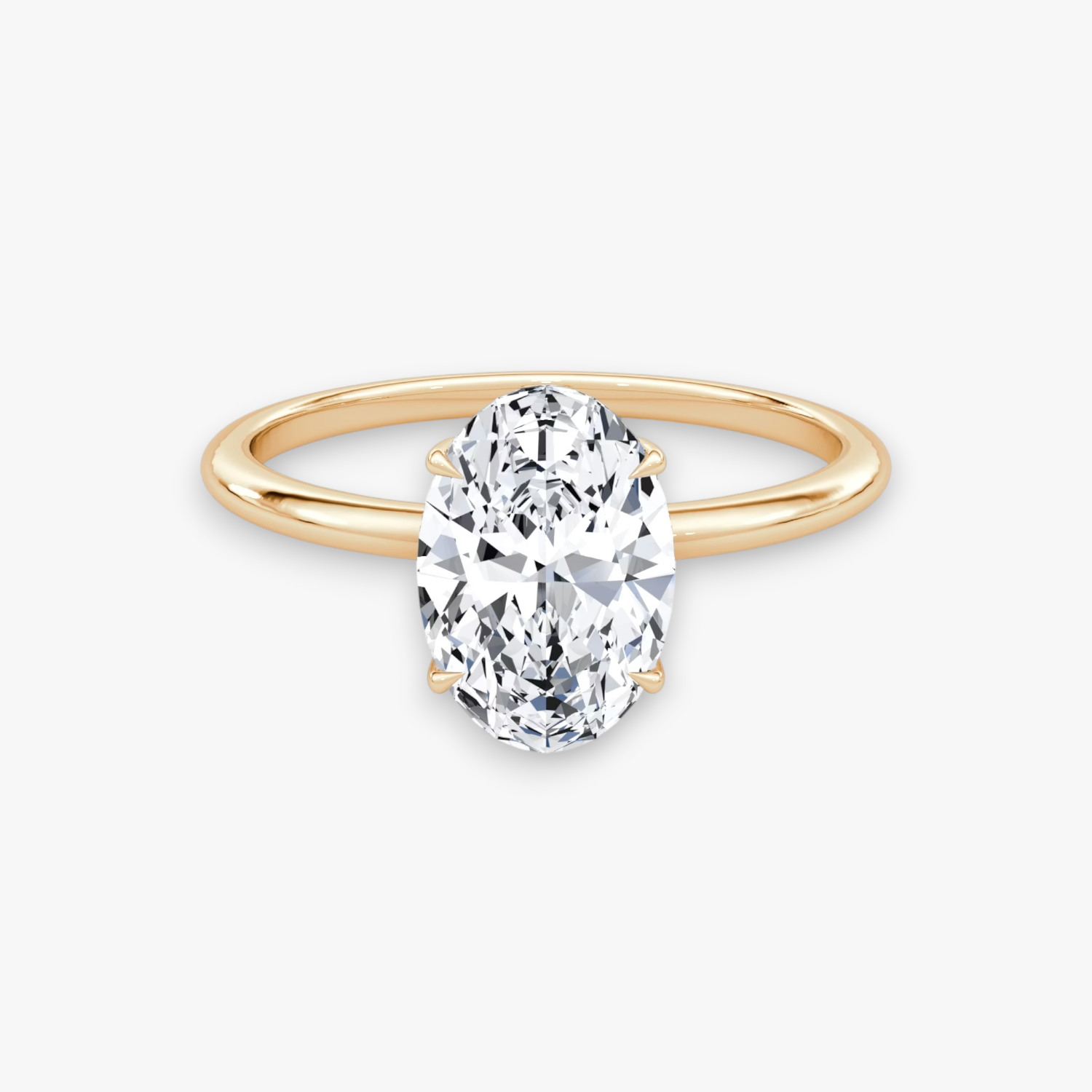 VALOR (Oval Rosegold ohne Pave LABGROWN)