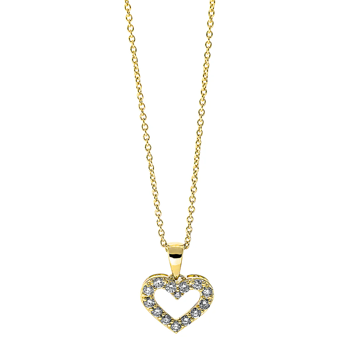 Herz Collier Gelbgold - 4I775