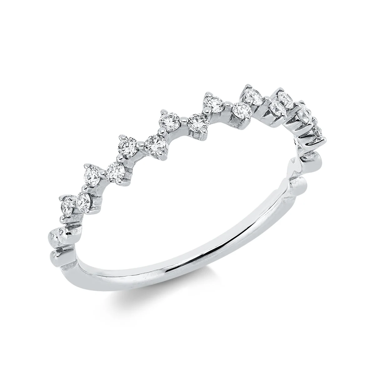 Modern Woman Ring Weissgold - 1HW09