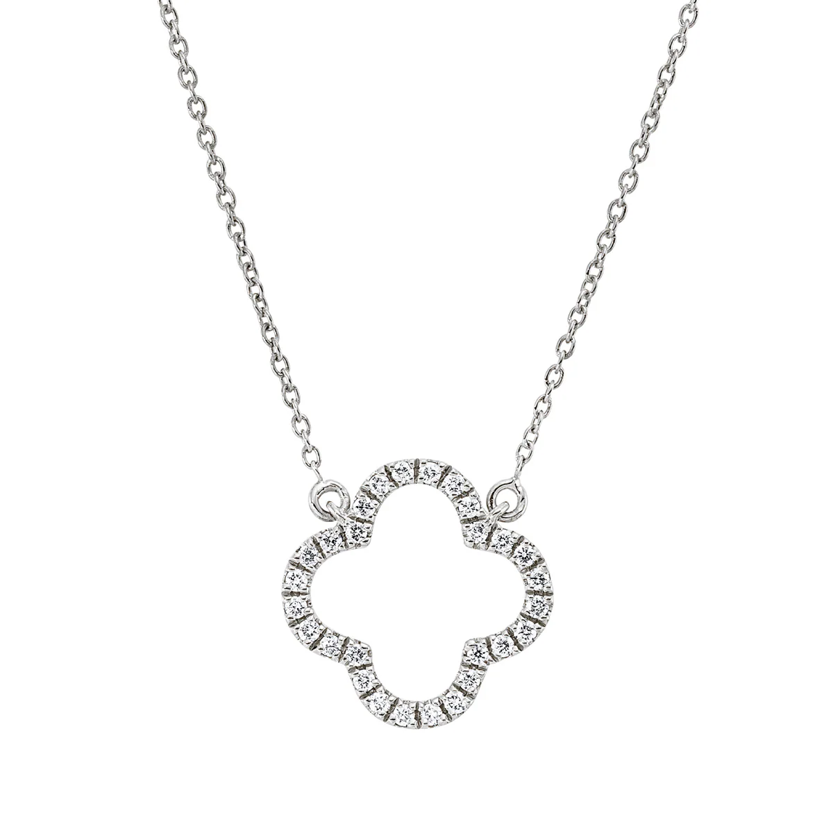 Modern Woman Collier Weissgold - 4O160