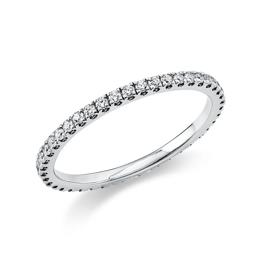 Memoire voll Ring Weissgold - 1A911