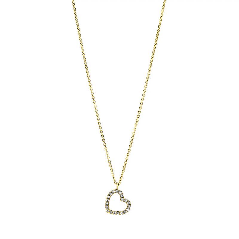 Herz Collier Gelbgold - 4J776