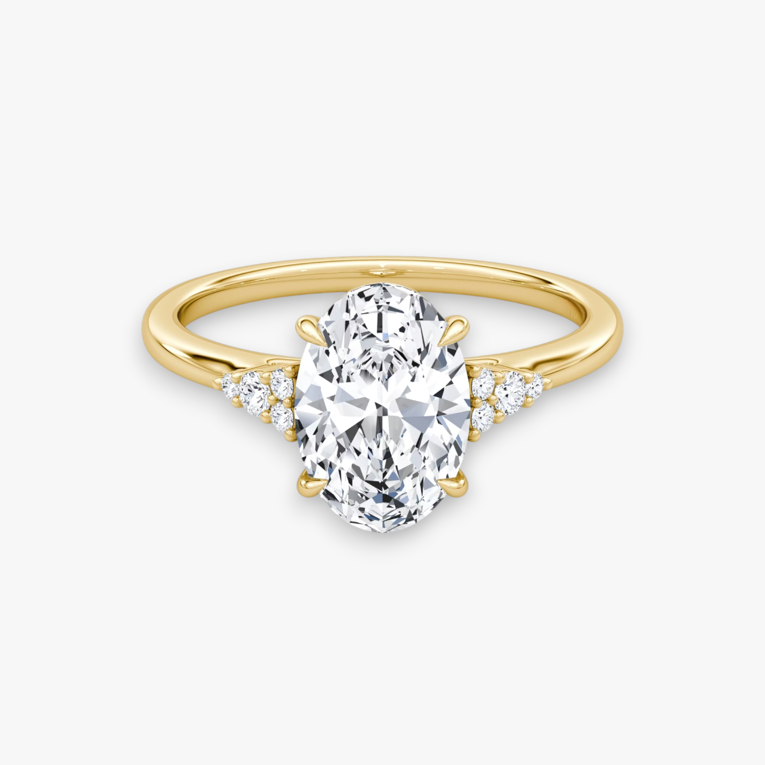 FLEUR (Oval Gelbgold LABGROWN)