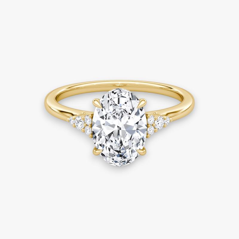 VITRA (Round White Gold without Pave LABGROWN)