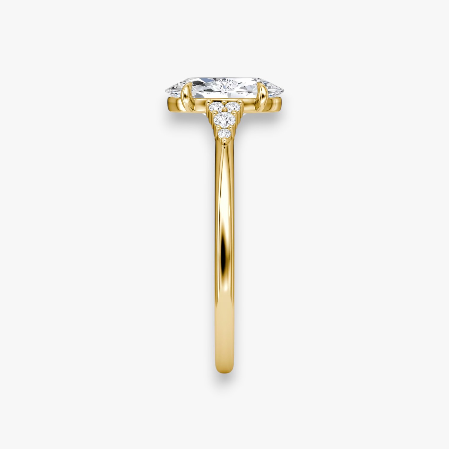 FLEUR (Oval Gelbgold LABGROWN)