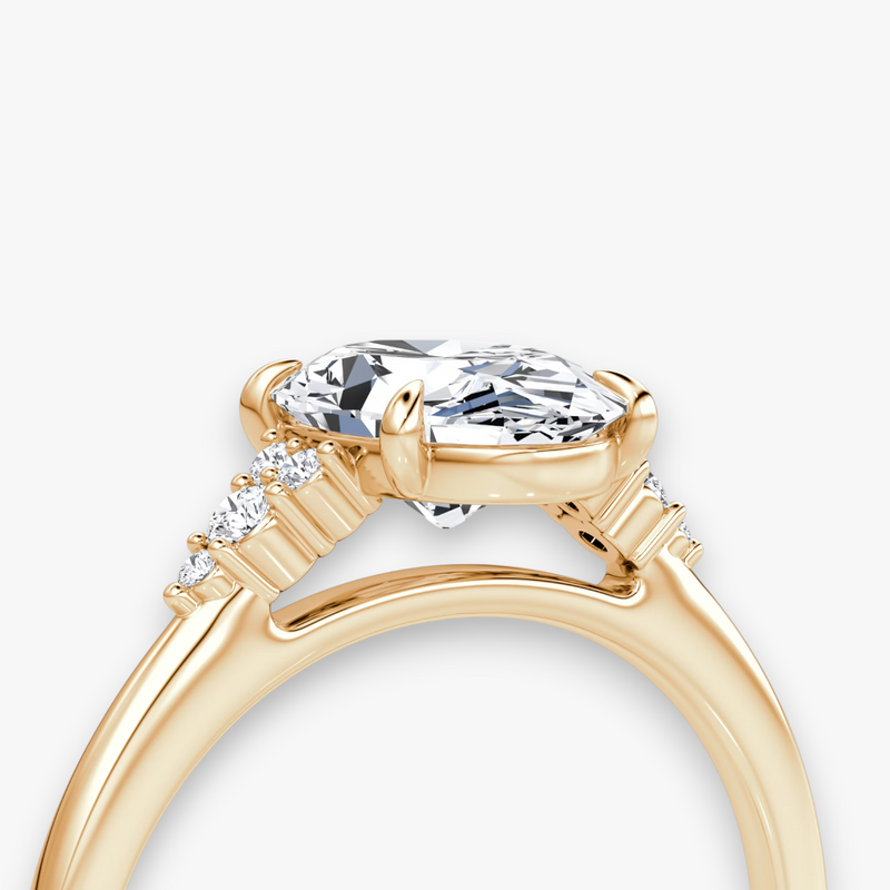 VITRA (Round White Gold without Pave LABGROWN)
