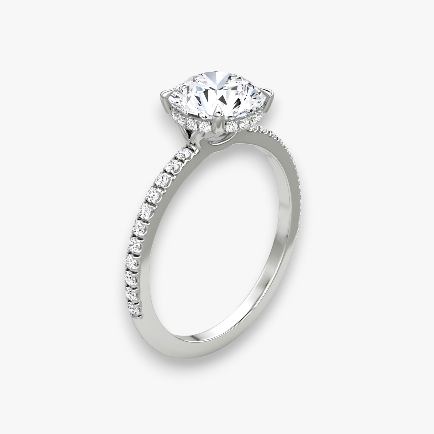 VALOR (Rund Weissgold mit Pave LABGROWN)