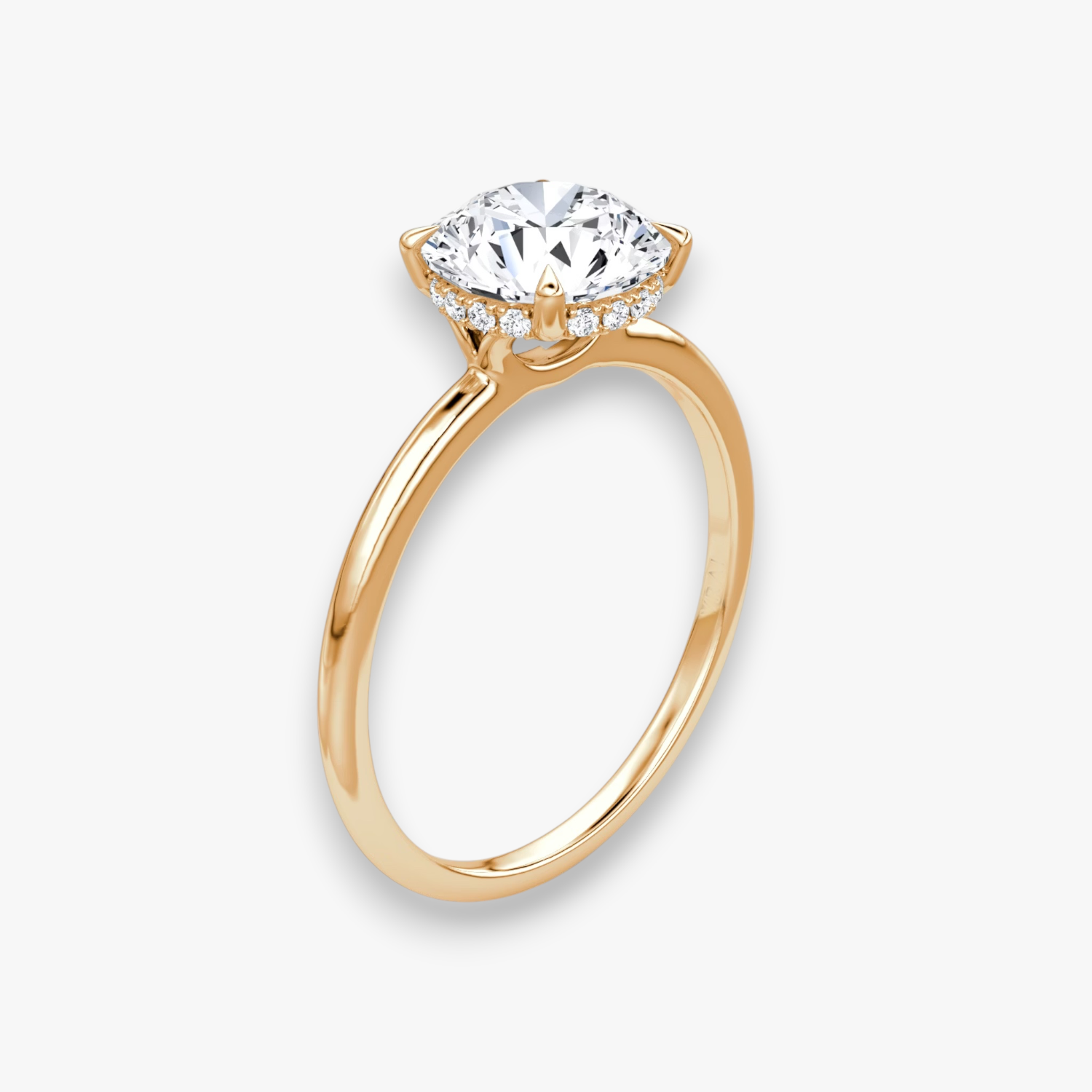 VALOR (Rund Rosegold ohne Pave LABGROWN)