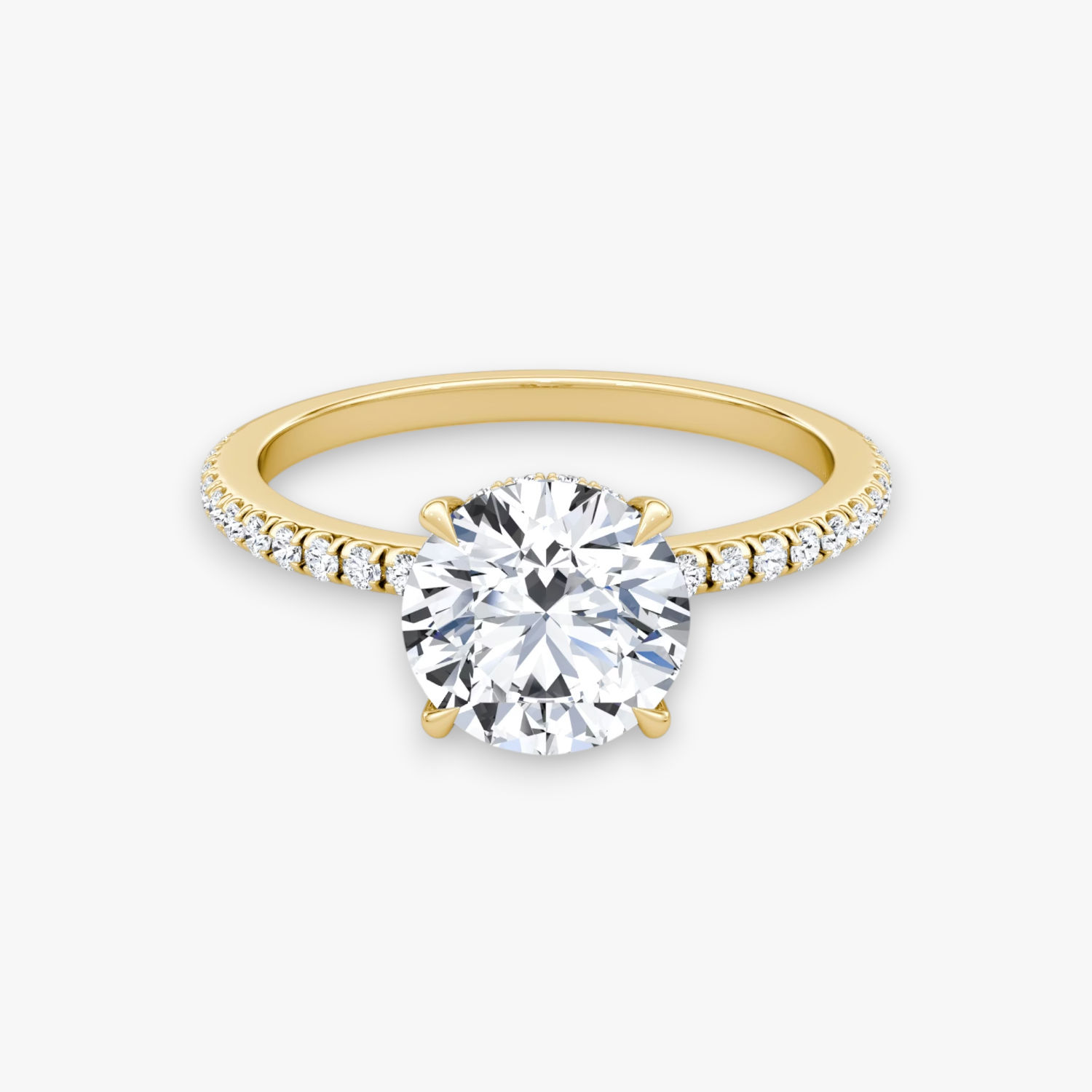 VALOR (Rund Gelbgold mit Pave LABGROWN)