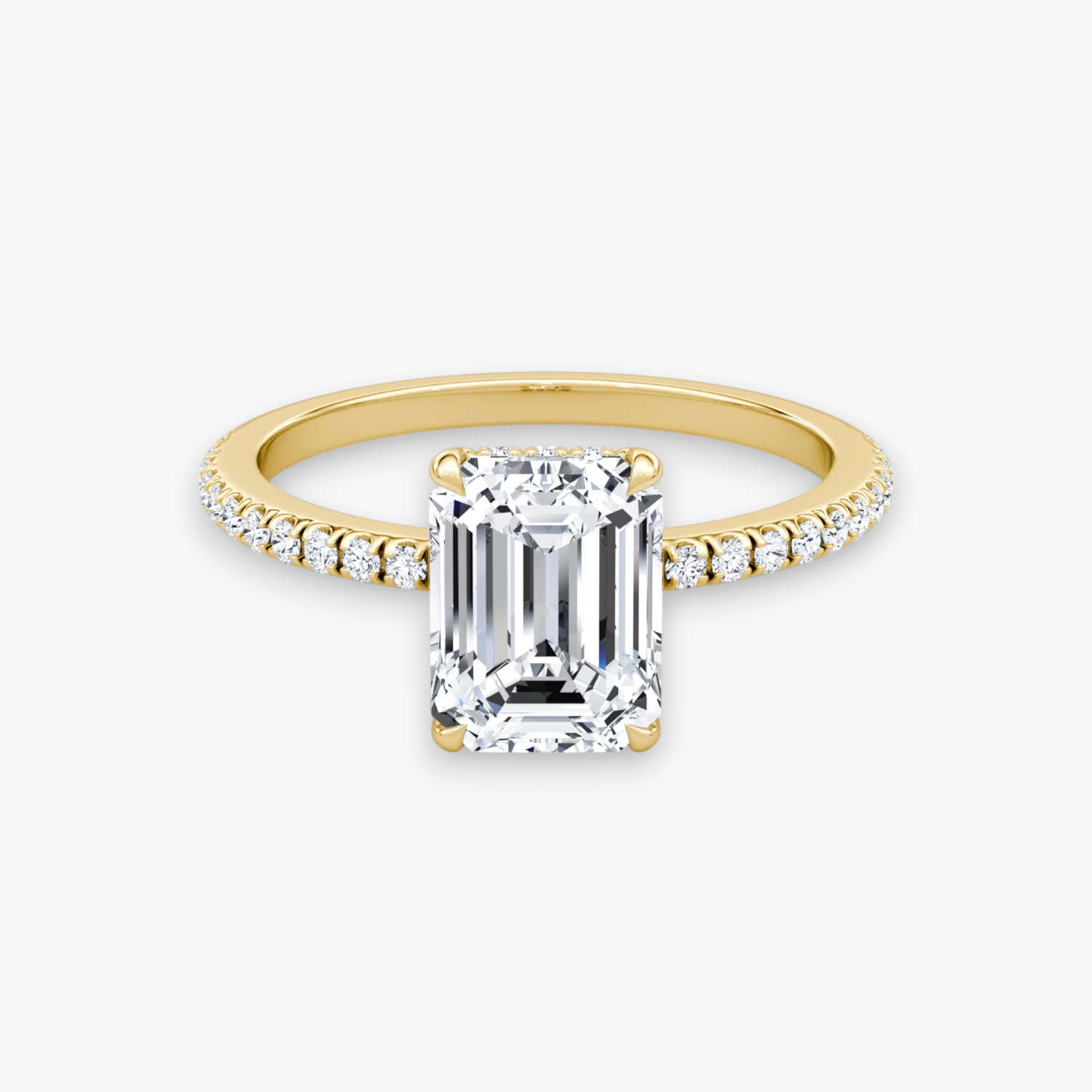 VALOR (Emerald Gelbgold mit Pave LABGROWN)