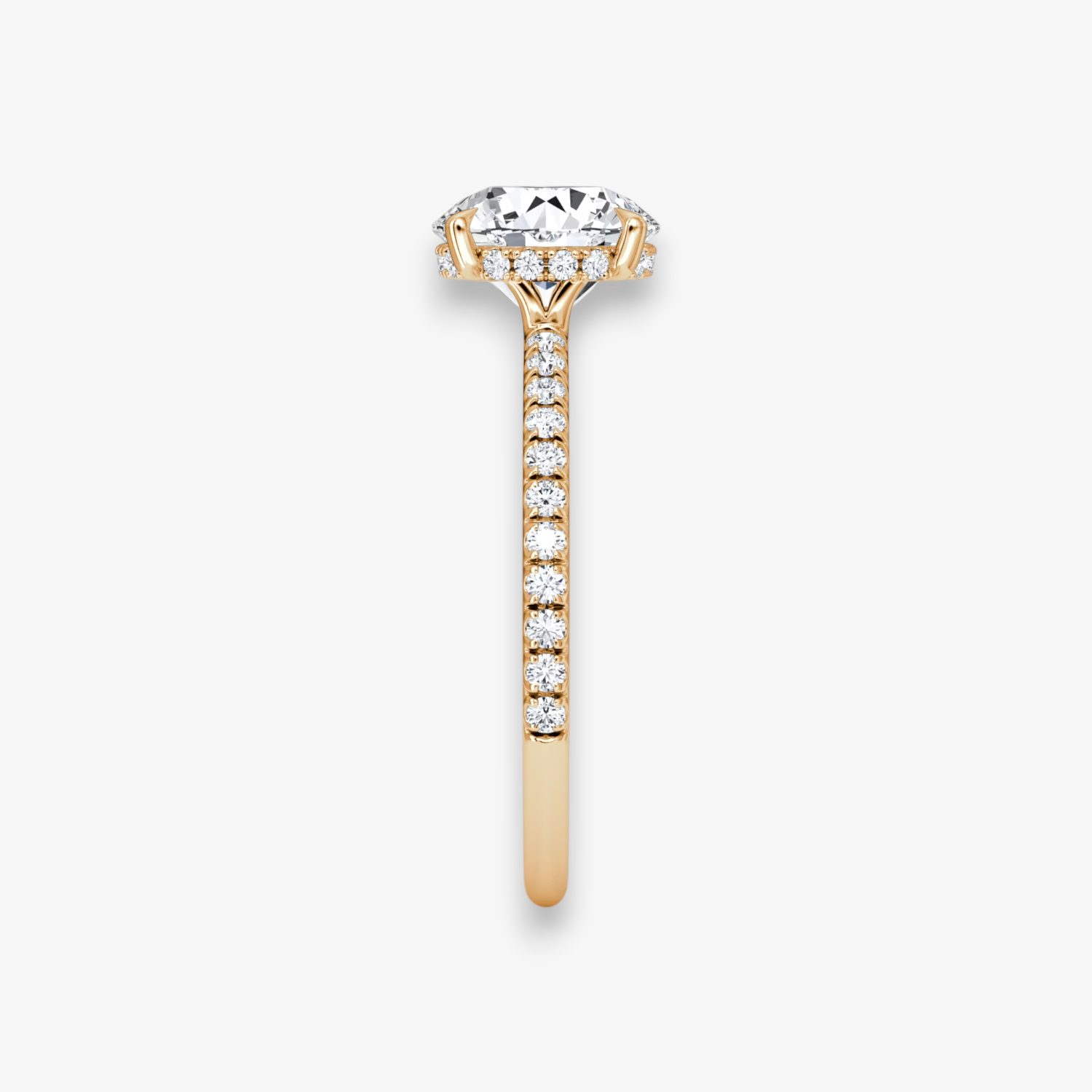 VALOR (Rund Rosegold mit Pave LABGROWN)