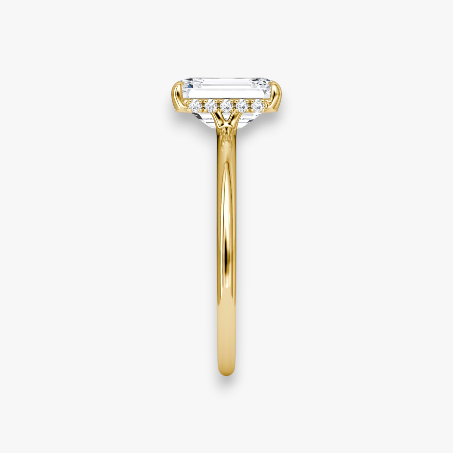 VALOR (Emerald Gelbgold ohne Pave LABGROWN)