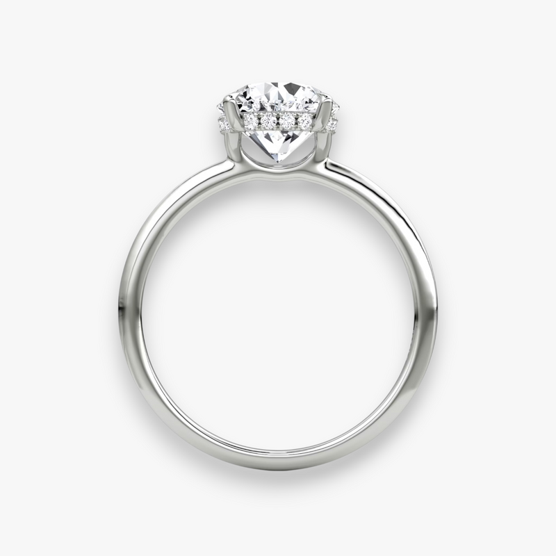 AMOUR (Round White Gold without Pave LABGROWN)