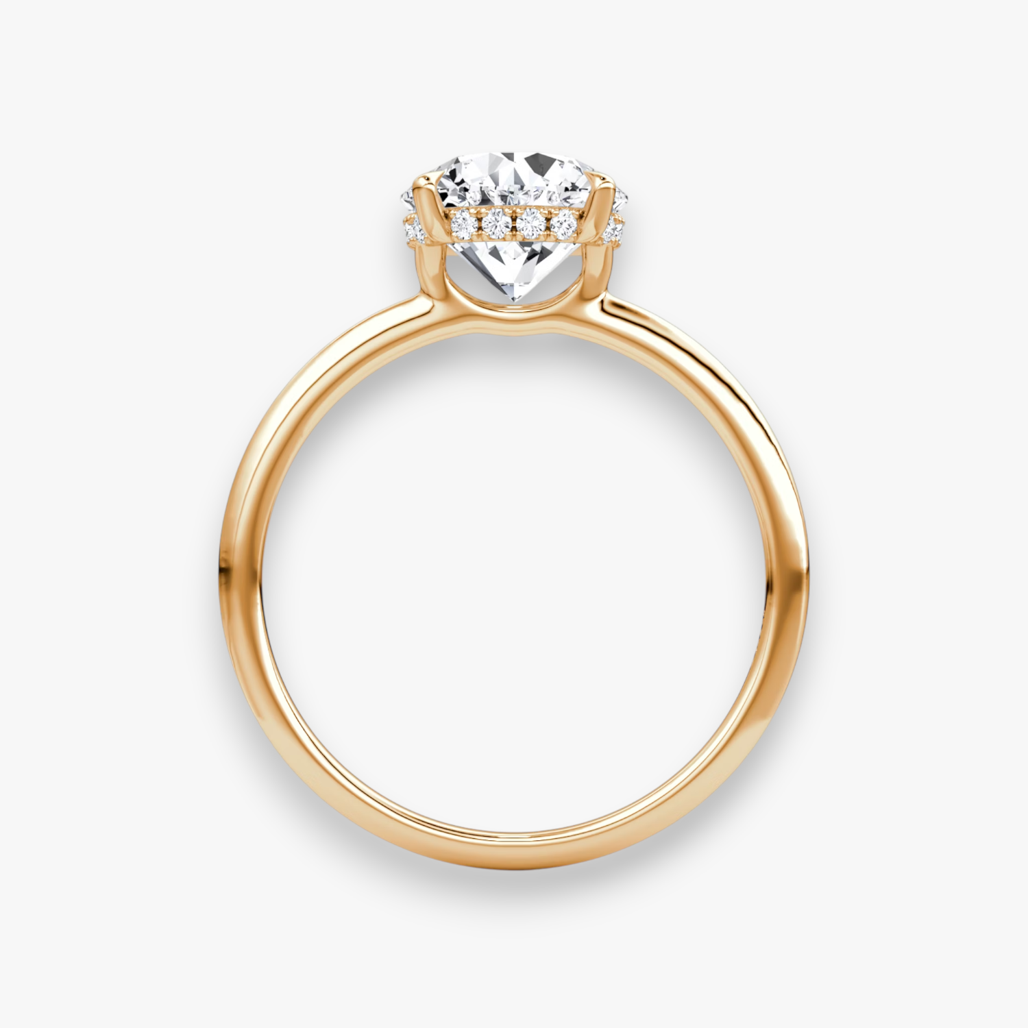VALOR (Rund Rosegold ohne Pave LABGROWN)