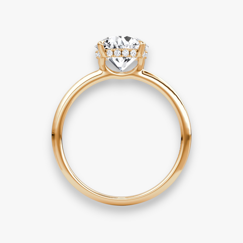 AMOUR (Round Rose Gold without Pave LABGROWN)
