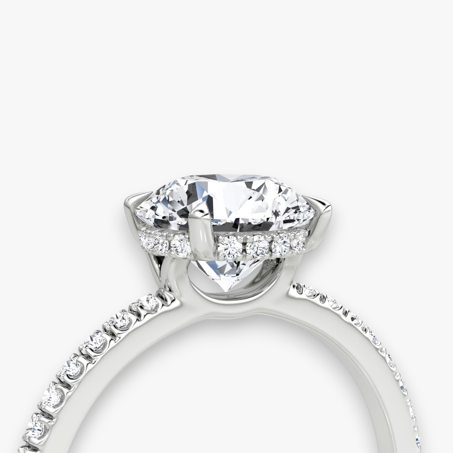 VALOR (Rund Weissgold mit Pave LABGROWN)