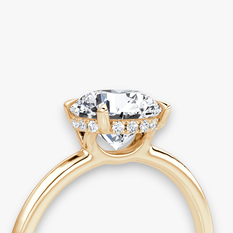 AMOUR (Round Rose Gold without Pave LABGROWN)