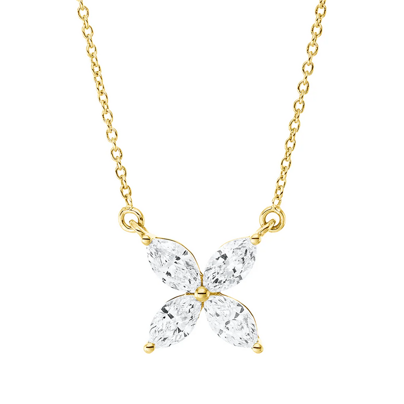 Modern Woman Collier Gelbgold - 4P310