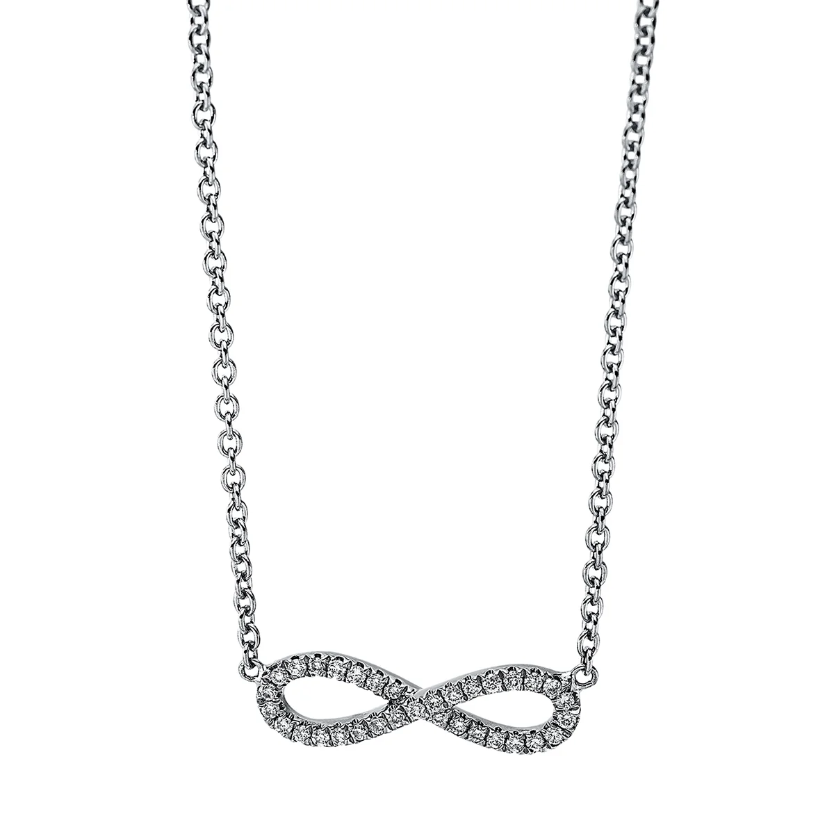 Symbol Collier Weissgold - 4J423